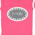 thumbnail image 4 of Inktastic Piano Keys Oval Boys or Girls Baby Bodysuit, 4 of 5