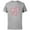 Athletic Heather, variant on Avengers Heart Logo Valentine's Day - Short Sleeve Cotton T-Shirt for Adults - Customized-White