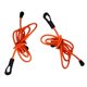 thumbnail image 3 of (Paquete de 2) 120 cm / 47 pulgadas 4 mm Ajustable Fuerte Elástico Canoa Leash, naranja Sharpla Correa de la paleta de la pala, 3 of 8