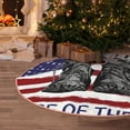 thumbnail image 5 of Sikiie Home Of The Free Because Of The Brave Christmas Tree Skirt, Christmas Tree Decorations, Christmas Decor, Tree Mat Decoration(30-48IN)-30", 5 of 6