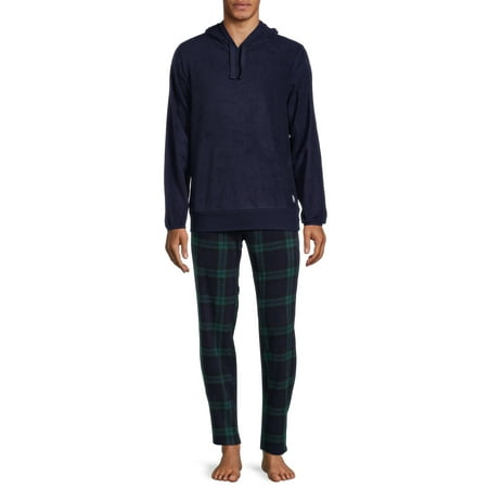 U.S. Polo Assn. Men's Microfleece Pants and Long Sleeve Hoodie Set, 2-Piece