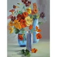 thumbnail image 3 of Rogozina, Svetlana 12x14 Black Modern Framed Museum Art Print Titled - Flowers in Blue Vases, 3 of 5