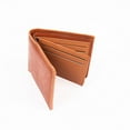thumbnail image 4 of UMO LORENZO Men's Poly Woven Tie & Wallet Gift Box Set, Turquoise Checker Tie & Brown Wallet, 4 of 7