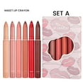 thumbnail image 2 of 6PCS Crayon Matte Lip Liner Set,Long Lasting Waterproof Natural Crayon Lipstick Pack Set for Women,Moisture Smooth Color Stick Ultimate Lip Crayon for Makeup, 2 of 4