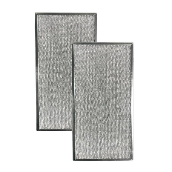 Air Filter Factory 11-1/2 x 20 x 3/8 Range Hood Aluminum Grease Filters 2-Pack