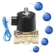 thumbnail image 4 of Válvula solenoide eléctrica de latón, válvula de aire NPT de 3/4" 12V CC normalmente cerrada para agua, gas, combustible, diésel, aceite, 4 of 5