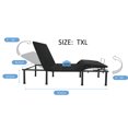 thumbnail image 2 of Adjustable Twin Xl Bed Base - Motorized Head And Foot Incline Managing 0-60° Head, 0-40° Steel 11inch Legs Mattress Retaining Clamp Quick Assembly Introduction Strong Frame Quiet Retainer Rod Easy, 2 of 3