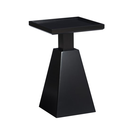 Powell Caryn Side Table, 22.5" Tall, Black