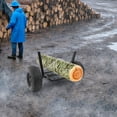 thumbnail image 6 of 1 PCS 680.39kg/1500 lbs Load Capacity Black Heavy Duty Log Holder, Log Dolly with Chain, 1500 lbs Capacity Log Skidder, 6 of 12