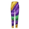 thumbnail image 4 of BiZtdJrK Mardi Gras Outfit for Women Full Length Leggings Sequin Color Block Graphhic Carnival Print Tight Trousers Festival Party Yoga Pants Multicolor S Clearance Items, 4 of 6