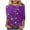 Purple, variant on Women Blouse 3/4 Sleeve Petite, Womens Looseting T Shirts Workout Shirts Women Casual Tops for Women Trendy Summer My Orders Placed Recently By Me my orders