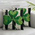 thumbnail image 3 of JEUXUS St Patricks Day Pillow Covers St Patricks Day Decorations for Home Gnomes Shamrock Lucky Truck St Patricks Day Decorative Throw Pillows Farmhouse St Patricks Day Decor, 3 of 5