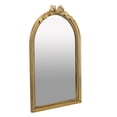 thumbnail image 3 of A&B Home Arched Gold Wall Mirror with Ribbon Accent 23.6" x 1.6" x 37.3", 3 of 9