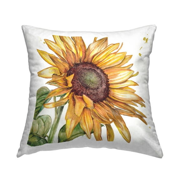 Stupell Industries Modern Country Blossom Decorative Printed Throw Pillow, 18 x 18