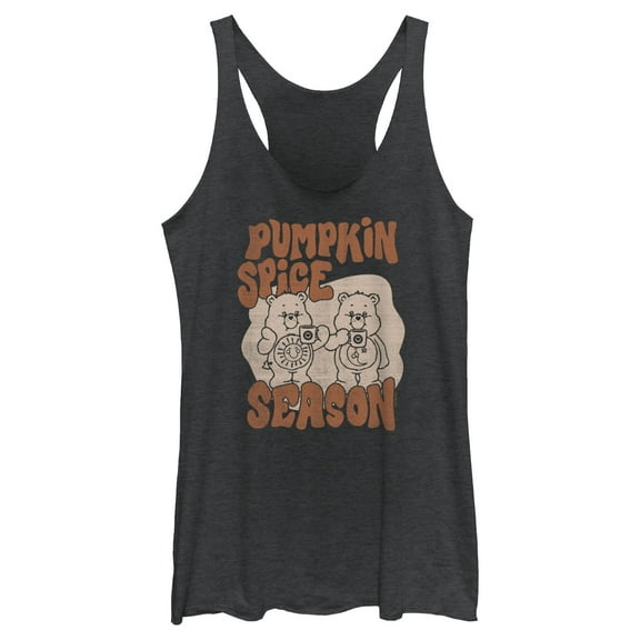 Women's Care Bears Pumpkin Spice Season  Racerback Tank Top