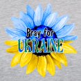 thumbnail image 3 of CafePress - Pray For Ukraine Blue And Yellow Sunflower Long Sl - Womens Baseball Tee, 3 of 4