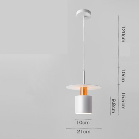 

Homeex Dining Room Single Head Bedroom Bedside Small Chandelier M style