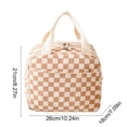 thumbnail image 3 of Kraoden Insulated Lunch Bag for Home and Office Workers, Waterproof Portable Bento Bag with Large Capacity, Durable Drawstring, and Stylish Floral Design, Perfect for Food Preservation, 3 of 6