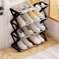 thumbnail image 4 of VBODN Shoe Organizer,Shoe Rack,4-Tier Shoe Rack, Shoe Storage,Foldable Shoe Rack,Shoe Rack Container,Shoe Rack For Front Door Entrance, 4 of 6