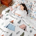 thumbnail image 3 of Erosebridal Adventure Theme Bedding Comforter Set 7-Piece For Boys Girls,Happy Camping King Bedding Sets For Kids Teens,Super Cozy Room Decor, 3 of 6