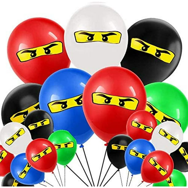 COOLITOYS Birthday Party Supplies Ninja Balloons For Kids Birthday Party Favor Decorations Ninjago Style x 20 PCS Walmart