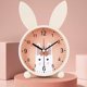 thumbnail image 5 of Lindo reloj despertador de conejito for niños, luz nocturna, reloj despertador ruidoso for decoración de dormitorio de escritorio, reloj entrenador de sueño, regalo de cumpleaños, 5 of 6
