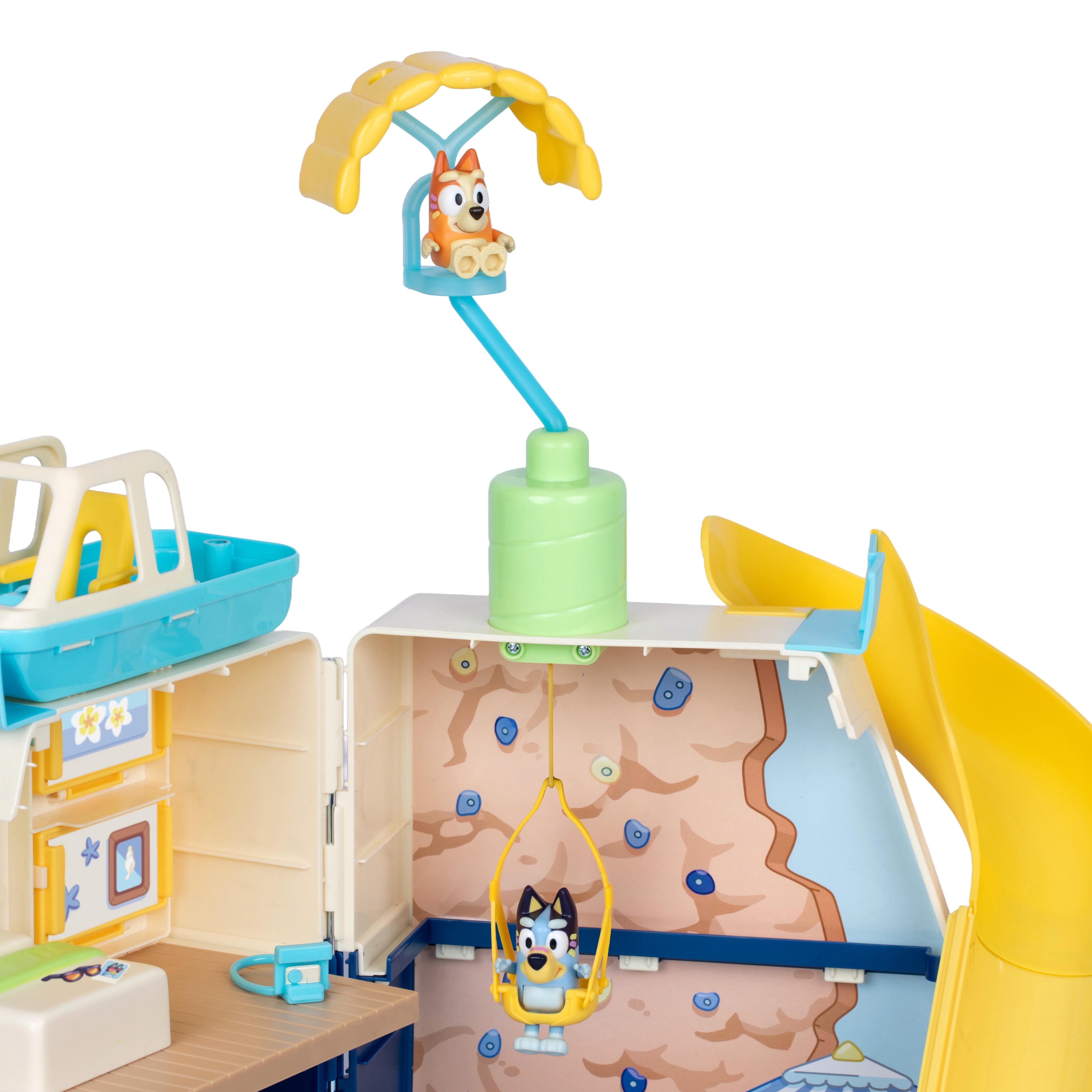 Bluey Cruise Ship Playset, Features 5 Play Areas, 15+ Accessories, Sticker Sheet, & Exclusive Bluey & Bingo Figures , Ages 3+
