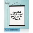 thumbnail image 2 of Black Wood & Hanging Canvas Wall Art Hands Full See My Heart Mom Sign Quote Wall Decor Large 19x24-Inch, 2 of 4