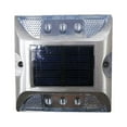 thumbnail image 1 of Marcador de vía solar Luz de muelle LED Luces de advertencia de seguridad a prueba de agua Luz de perno prisionero de carretera de luz blanca LED para patio patio Inicio Camino Escaleras Jardín, 1 of 4