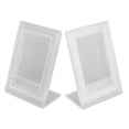 thumbnail image 4 of 2 Pcs Cadre Photo Autoportant en Forme de L pour Mini 12 11 9 8 7 pour EVO Cadre Photo Incliné 3 Pouces Transparent, 4 of 6