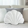 thumbnail image 3 of Hweilai Plush Sea Ocean Theme Seashell Conch Pillowslip For Living Room Pink M, 3 of 5