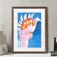 thumbnail image 2 of Neon Mohawk II - Barnwood Framed Print - 18 x 24 - Walnut, 2 of 4