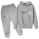thumbnail image 3 of Traje para niños, moda urbana, traje para niños y niñas, jersey deportivo + pantalón de chándal, traje deportivo de dos piezas, 3 of 5