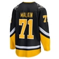 thumbnail image 3 of Men's Fanatics Evgeni Malkin Black Pittsburgh Penguins  Breakaway Jersey, 3 of 3
