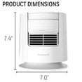 thumbnail image 5 of Honeywell QuietSet® Ventilador para dormir de mesa con ruido rosa, nuevo, ancho 7.0" x alto 7.4" x largo 7.0", blanco, HTF300W, 5 of 5