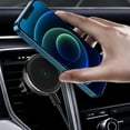 thumbnail image 3 of Magnetic Wireless Car Charger for iPhone 13/12 Pro/12 Mini/12 Pro Max, 15W Fast Car Charger Mount Compatible with Magsafe Charger, 3 of 9