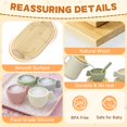 thumbnail image 2 of Juego de té de madera BOMOKS de 15 piezas para niños pequeños, 2 of 9