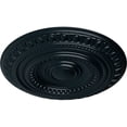 thumbnail image 3 of Ekena Millwork 15 3/4"OD x 1 3/8"P Artis Ceiling Medallion (Fits Canopies up to 6 7/8"), Hand-Painted Night Shade, 3 of 5