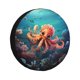 thumbnail image 1 of Balery Underwater Plant Octopus Cubiertas para Neumáticos - Protector Resistente para Neumáticos de Camioneta, SUV, Remolque, Camper y RV-14 inch, 1 of 6