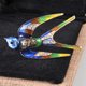 thumbnail image 5 of Prettyia lindo pájaro golondrina broche sombrero bufanda sopa palo Pin insignia Azul Hugo Broche de golondrina, 5 of 10