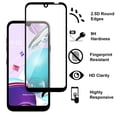 thumbnail image 4 of CoverON LG Aristo 5 / 5+ / Phoenix 5 / Fortune 3 Case and Screen Protector Tempered Glass, Diamond Rhinestone Bling Phone Cover, Purple, 4 of 10