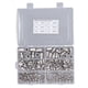 thumbnail image 1 of Tuercas remachables, 180 piezas Tuercas remachables Tuercas de inserción roscadas Tuercas remachables de cabeza plana Confiables y duraderas, 1 of 12