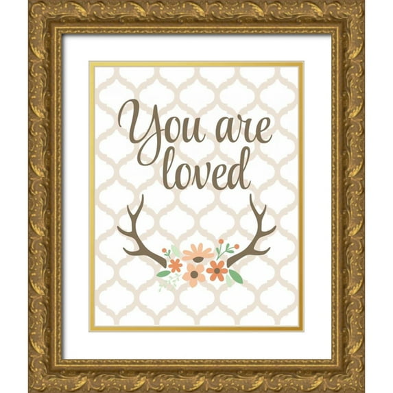 Robinson, Tamara 15x18 Gold Ornate Wood Framed with Double Matting Museum Art Print Titled - You Are Loved