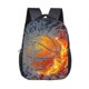 thumbnail image 1 of Basketball Fire Printed Backpack 2-4 Years Old Schoolbag 12 Inch Mini Toddler Schoolbag Kindergarten Schoolbag Children's Printed Backpack, 1 of 4