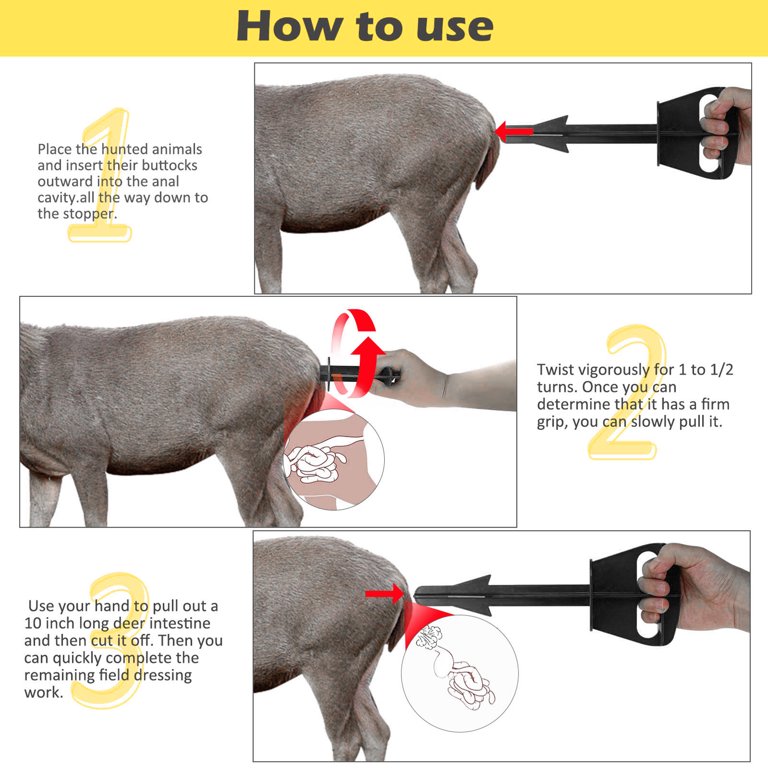 Butt Out Tool, Animal Anal Cleaning Tool For Deer Large Livestock -  Walmart.com