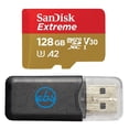 thumbnail image 1 of Tarjeta de memoria SanDisk Micro SDXC 128GB Extreme V30 A2 4K UHD, 1 of 6