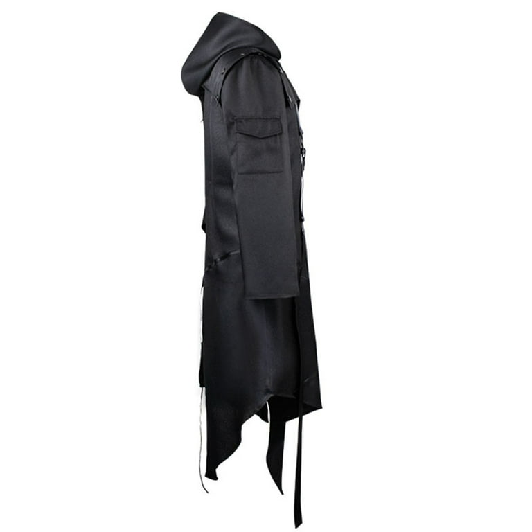 Punk mens online hooded jacket