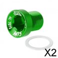 thumbnail image 1 of 2x Perno Del Brazo Del Cigüeñal, Tornillo de Fijación Del Eje Tornillo Del Soporte Inferior Del Perno Del Cigüeñal de La Bicicleta de Montaña de Aleac 2 piezas, 1 of 8