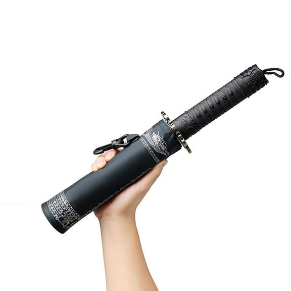 Fully Automatic 270t High-density Umbrella Cloth Samurai Umbrella, Wind-resistant High-quality Folding Umbrella