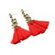 thumbnail image 2 of Pendientes Borlas con Bohemio de Moda para Mujer rojo Yuyangstore Pendientes étnicos de la borla, 2 of 8
